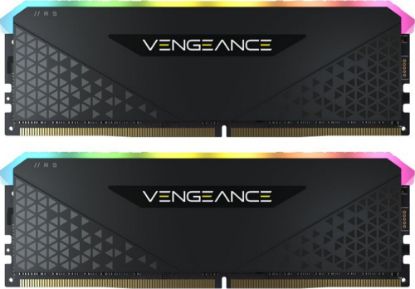  Зображення Модуль пам'яті для комп'ютера DDR4 16GB (2x8GB) 3600 MHz Vengeance RGB Pro RT Black Corsair (CMN16GX4M2Z3600C16) 